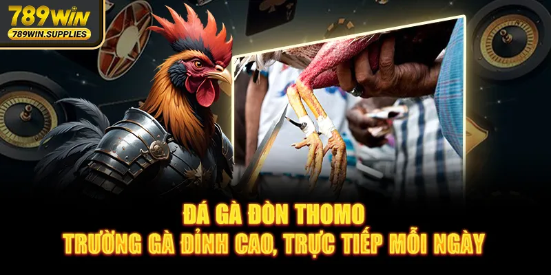 Đá Gà Đòn Thomo – Trường Gà Đỉnh Cao, Trực Tiếp Mỗi Ngày