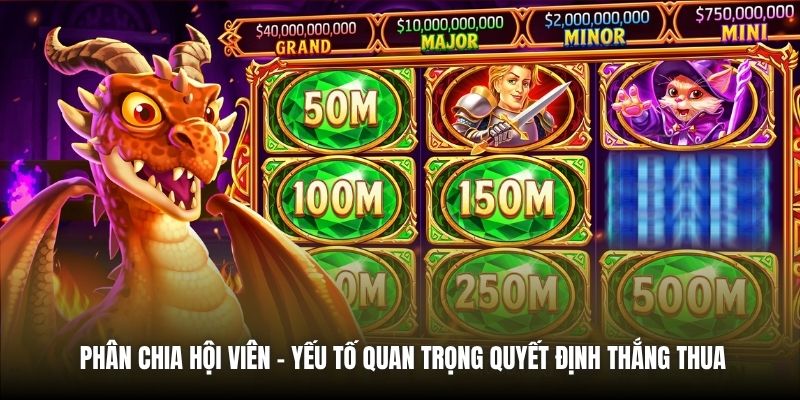 Phân chia hội viên - yếu tố quan trọng quyết định thắng thua